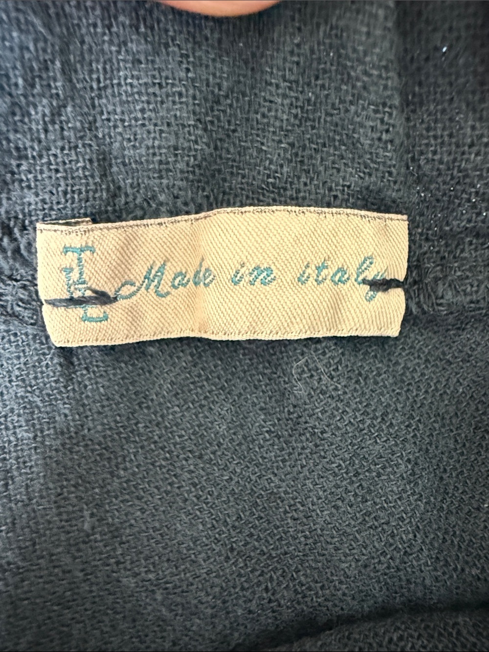 Made in Italy linen cotton blend drop crotch genie harem gypsy pants size M/L - Picture 5 of 7